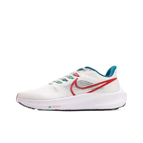 Nike Air Zoom Pegasus 39 Low Топ Повседневный Тренировочные Беговые кроссовки Мужские Белый Красный Синий