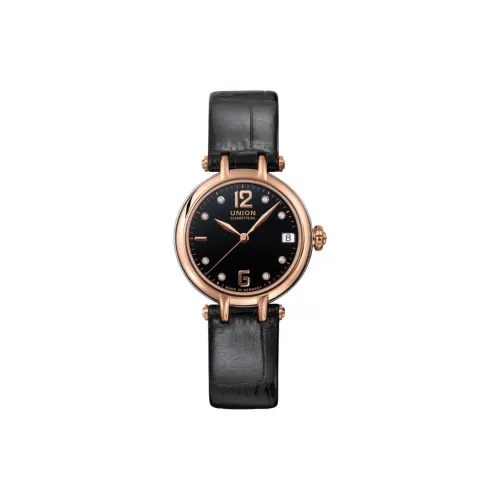 UNION GLASHUTTE SA Si Luo Na Collection Автоматический Механический Механизм Женские Часы Часы 32 мм Черный Циферблат