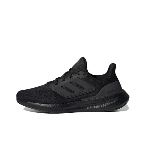 Adidas Pureboost 23 Амортизирующие беговые кроссовки с низким верхом устойчивые мужские черные
