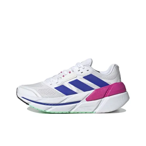 Adidas Adistar Износостойкий и Легкий Низкий Топ Бег на длинные дистанции Обувь Мужская Белый Синий Красный