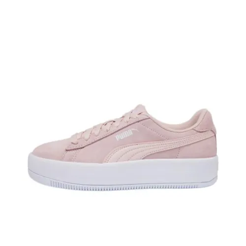 PUMA Lily Platform Low Top Скейтборд Кроссовки Женские Розовые