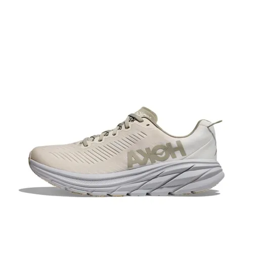 HOKA ONE ONE Rincon 3 Беговые кроссовки Низкий топ Бежевый/белый Мужской