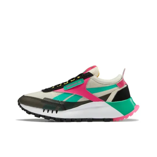 Reebok Classic Leather Legacy Low Топ Повседневная обувь Унисекс Белый черный зеленый