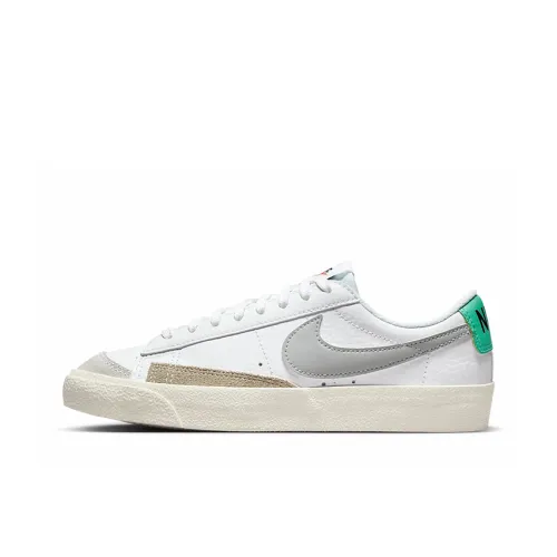 Nike Blazer 77 противоскользящие амортизаторы с устойчивостью к истиранию низкие кеды для скейтбординга GS белые
