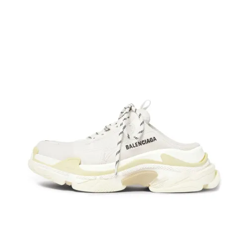 Balenciaga Triple S Стильный Сандалии Женские Белые