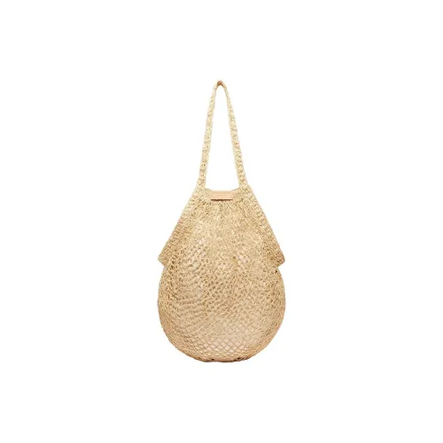 Vanessa Bruno Рафия Соломенная Ткань Вязаная Сумка через плечо Женская Естественный