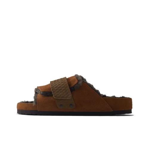 Birkenstock Kyoto EVA Устойчивые к истиранию Слипоны Унисекс Коричневый