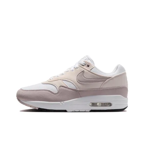Nike Air Max 1 Износостойкий и Легкий Низкий Топ Casual Женский Розовый Белый