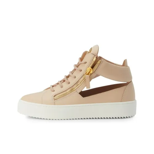 Giuseppe Zanotti GZ Kriss Высокие Топы Стильные Скейтбординг Женские Розовые