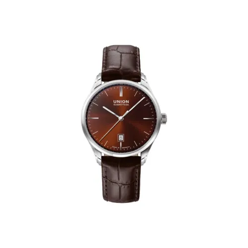 UNION GLASHUTTE/SA Автоматический механический механизм Мужские часы 41 мм Кофейный