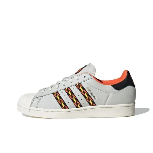 Adidas Originals Superstar Slip-Resistant Abrasion-Resistant Low Top Skateboard Shoes Unisex Beige Black Adidas Originals Superstar Slip-Resistant Abrasion-Resistant Низкие Кроссовки для Скейтбординга Унисекс Бежевый Черный
