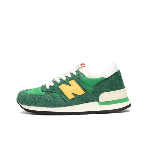 New Balance NB 990 V1 Дышащий Низкий Топ Повседневный Городской Коммутирующий Беговые кроссовки Унисекс Зеленый