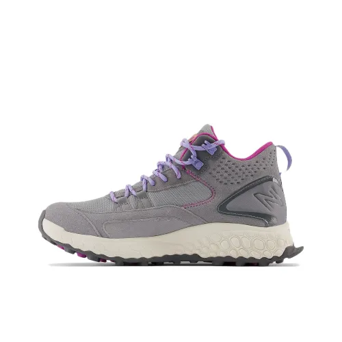 New Balance NB Свежий Пена Series X Hierro MID GTX Low Топ Уличная обувь Женская Серый Фиолетовый