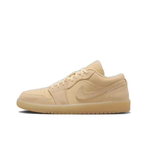 Jordan Air Jordan 1 Винтажные баскетбольные кроссовки Low Топ Коричневый Женские