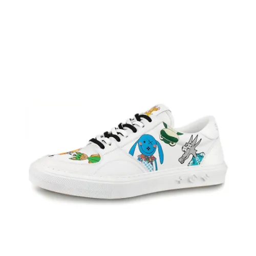 LOUIS VUITTON Ollie Low Топ Стильные Скейтбординги Мужской Белый