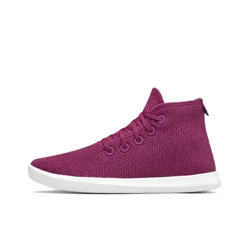 Allbirds Tree Toppers Slip-resistant Shock Absorbers High Top Skateboard Shoes Women's Pink
