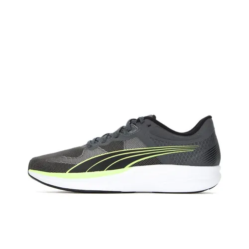 PUMA Redeem Profoam Slip-resistant Abrasion-resistant Low Top Training Running Shoes Unisex Black Green PUMA Redeem Profoam Противоскользящий Устойчивый к истиранию Низкий Топ Тренировочные Беговые Кроссовки Унисекс Черный Зеленый