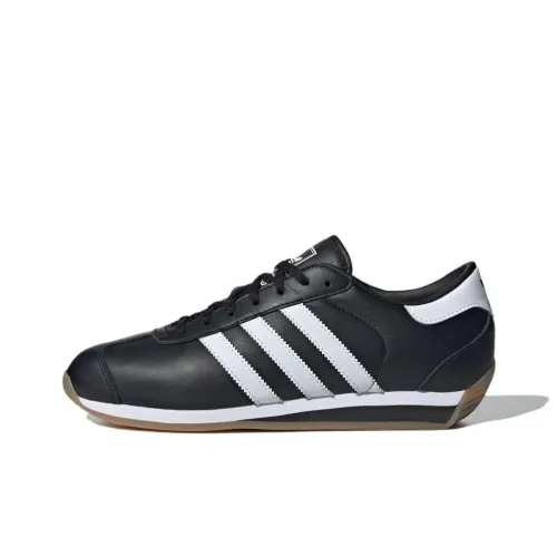 Adidas Originals Country 2 Slip Resistant Abrasion Resistant Низкий Топ Casual Унисекс Черный