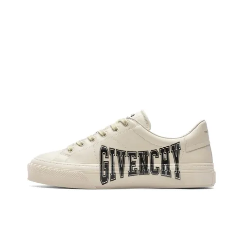 Givenchy Городской Sport Low Топ Стильные Скейтбординги Мужской Белый Черный