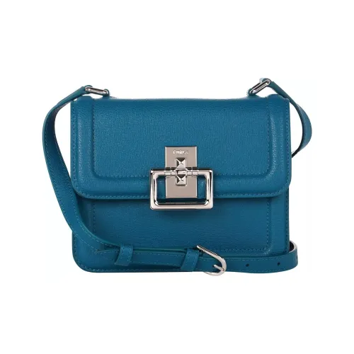 Furla Villa Кожа Сумка через плечо Мини Женская Циановая