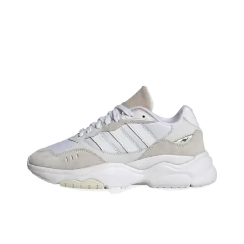 Adidas Originals Retropy F90 Устойчивый к истиранию Дышащий Низкий Топ Повседневная обувь Женская Белый Серый