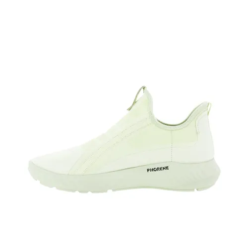 Ecco Ath 1Fw ALPHA Устойчивый к истиранию Низкий Топ Спортивная Повседневная Обувь Женская Матча Зеленый