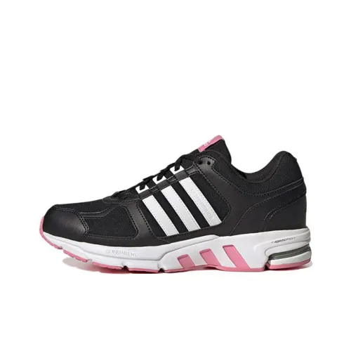 Adidas Equipment 10 Slip Resistant Abrasion Resistant Breathable Low Top Trail Running Shoes Women's Black Pink