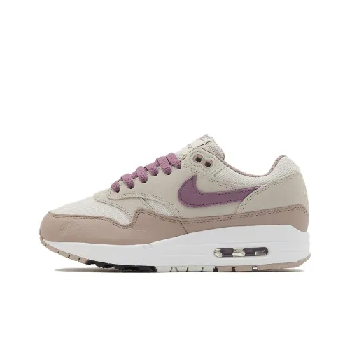 Nike Air Max 1 SC Low Топ Casual Унисекс Бежевый Фиолетовый