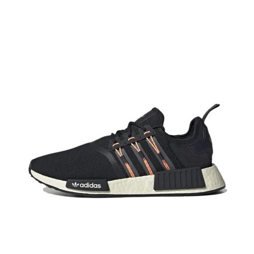 Adidas Originals NMD_R1 Легкий Износостойкий и Нескользящий Низкий Топ Спортивная Повседневная Обувь Черного Цвета