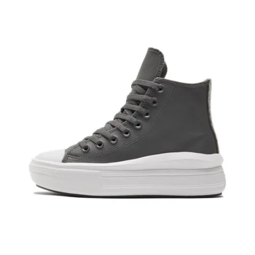 Converse Chuck Taylor All Star Slip-Resistant Abrasion-Resistant High-Top Skateboard Shoes Women's Gray Конверс Чук Тейлор Ол Стар Слип-Резистент Абразион-Резистент Хай-Топ Скейтборд Кроссовки Женские Серый