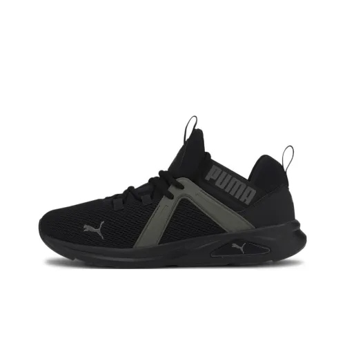 PUMA Enzo 2 Slip-Resistant Abrasion-Resistant Breathable Low-Top Running Shoes Men's Black PUMA Enzo 2 Противоскользящие Износостойкие Дышащие Низкие Кроссовки для Бега Мужские Черные