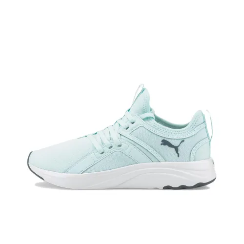 PUMA Softride Slip-Resistant Abrasion-Resistant Breathable Low-Top Running Shoes Women's Blue PUMA Softride противоскользящие устойчивые к истиранию дышащие низкие кеды для бега женские синие