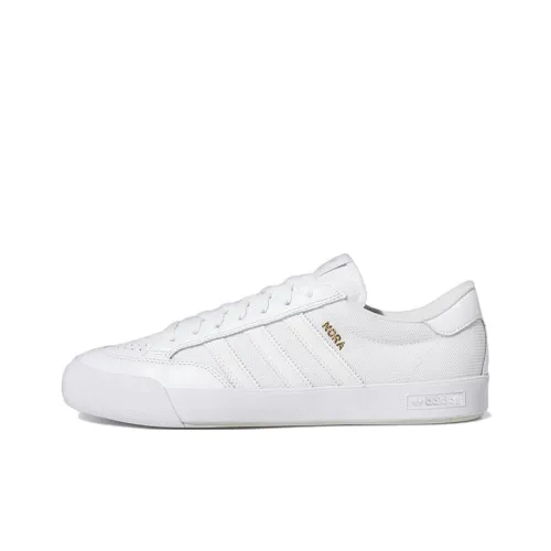 Adidas Originals Nora Slip-Resistant Abrasion-Resistant Low-Top Skateboard Shoes Men's White Adidas Originals Nora Slip-Resistant Abrasion-Resistant Низкие Кроссовки для Скейтбординга Мужские Белые