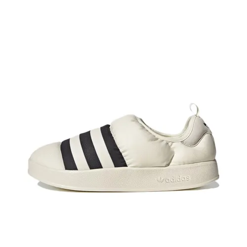 Adidas Originals Puffylette Амортизаторы для шока Устойчивый к истиранию Низкий топ Casual Унисекс Белый Черный