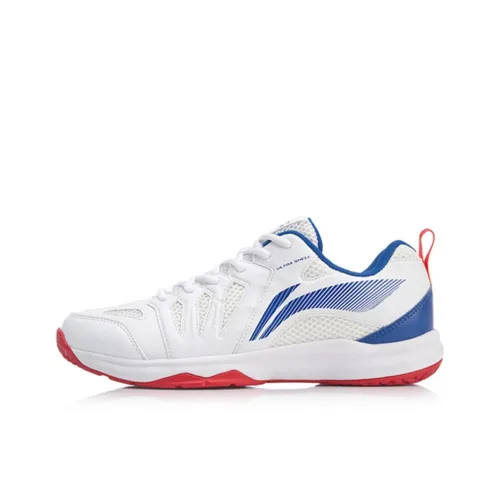 LiNing Ace Shock Absorbers Slip-Resistant Abrasion-Resistant Breathable Low-Top Badminton Shoes Men's Standard White LiNing Ace Ace Shock Absorbers Противоскользящие Устойчивые к истиранию Дышащие Низкие Кеды для Бадминтона Мужские Стандартные Белые