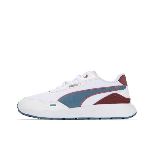 PUMA Runtamed Collection Plus Retro PREP Low Top Casual Unisex White Blue