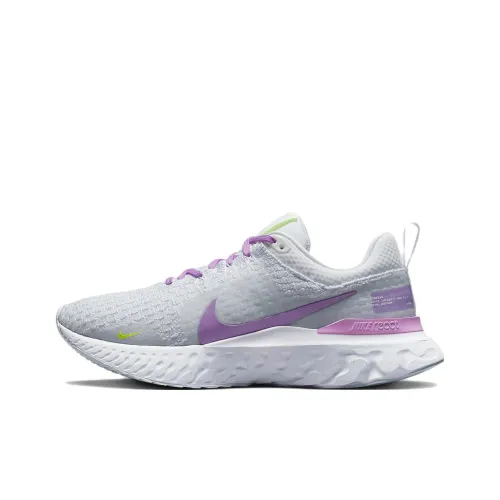 Nike React Infinity Run Flyknit 3 Low Топ Беговые кроссовки Женские Серый