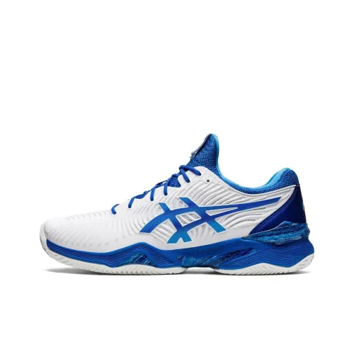 Asics Court FF 2 NOVAK Clay Low Top Теннисные Кроссовки Белый Синий
