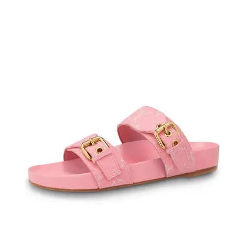 LOUIS VUITTON Bom Dia Слипоны Женские Розовые