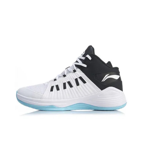 LINING Yi Qing Low Топ Баскетбольные кроссовки Мужской Черный Белый