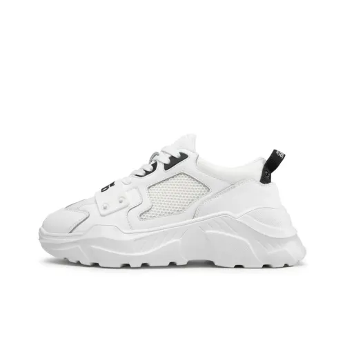 VERSACE JEANS COUTURE Speedtrack Low Топ Спортивная повседневная обувь Мужской Белый