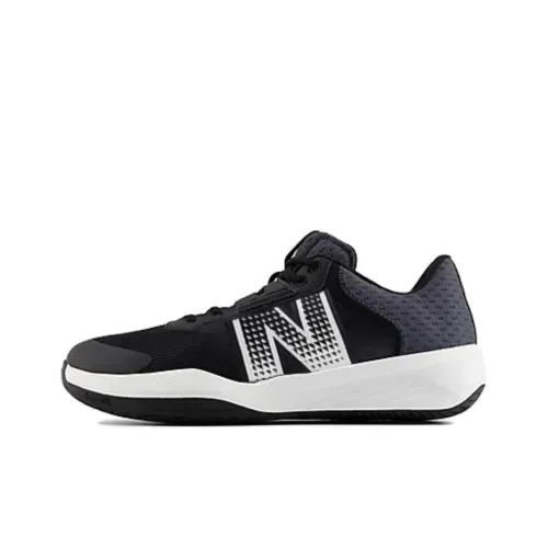 New Balance NB 696v6 Дышащий и Легкий Низкий Топ Кроссовки для тенниса Мужские Черно-Белые
