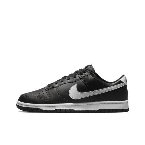 Nike Dunk Low Топ Скейтборд Кроссовки Мужские Черные
