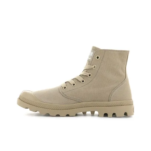 Палладий Mono Chrome Преппи стиль Противоскользящий Устойчивый к истиранию Высокий топ Повседневный Унисекс Хаки