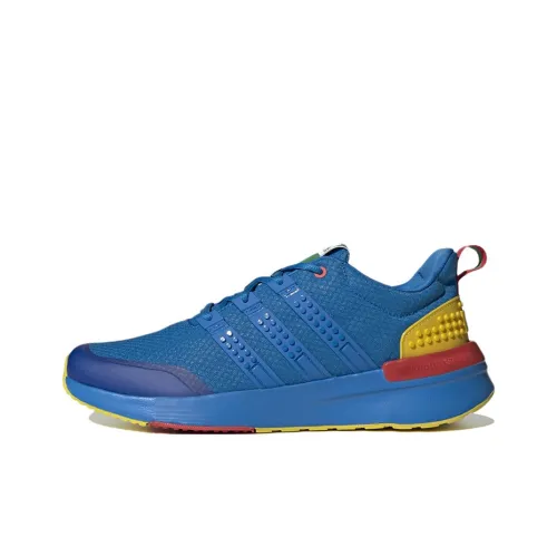 LEGO x Adidas Neo Racer TR21 Легкий Износостойкий Противоскользящий Низкий Топ Беговые кроссовки Синий Желтый Красный