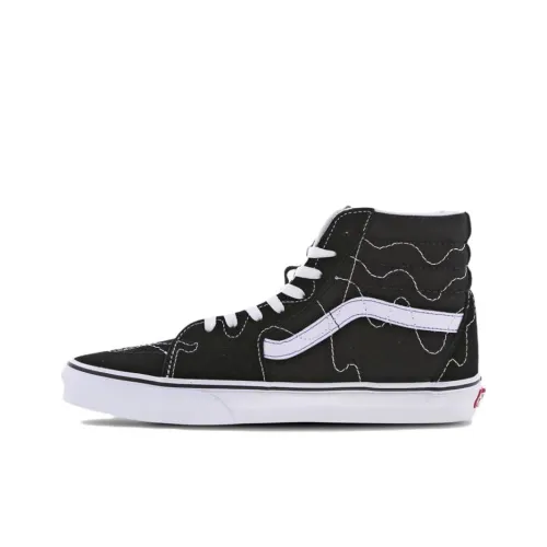 Vans SK8 High Топ Скейтборд Кроссовки Унисекс Черный