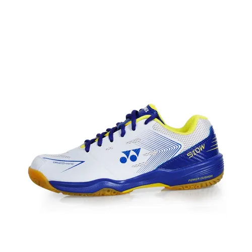 YONEX Амортизирующая стелька Power Cushion Низкий топ Бадминтон Обувь Унисекс Белый Синий