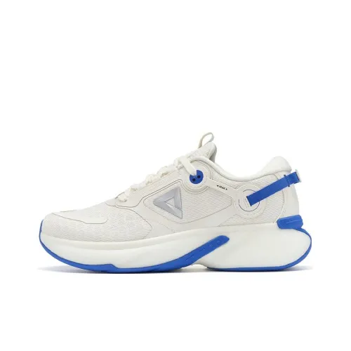 PEAK Flying Arc Амортизация Устойчивый к истиранию Дышащий Низкий Топ Беговые кроссовки Мужские Белый Синий