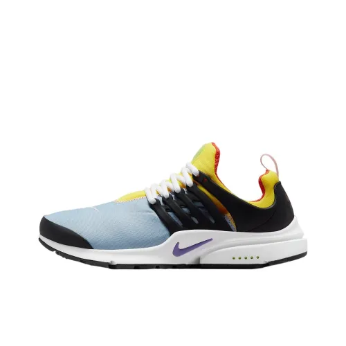 Nike Air Presto Шокабсорберы Противоскользящие Устойчивые к истиранию Низкий Топ Спортивная Повседневная Обувь Серый Черный Желтый