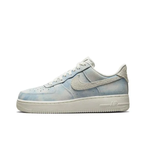 Nike Air Force 1 Low Топ Скейтборд Кроссовки Женские Синие Белые